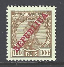 Cape Verde Sc # 107 mint hinged (RS)