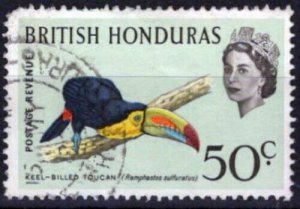 ZAYIX -British Honduras 175 postally used Wmk Upright Toucan bird 041123-S154