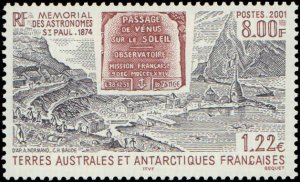 French Southern & Antarctic Territory #285, Complete Set, 2001, Never Hinged