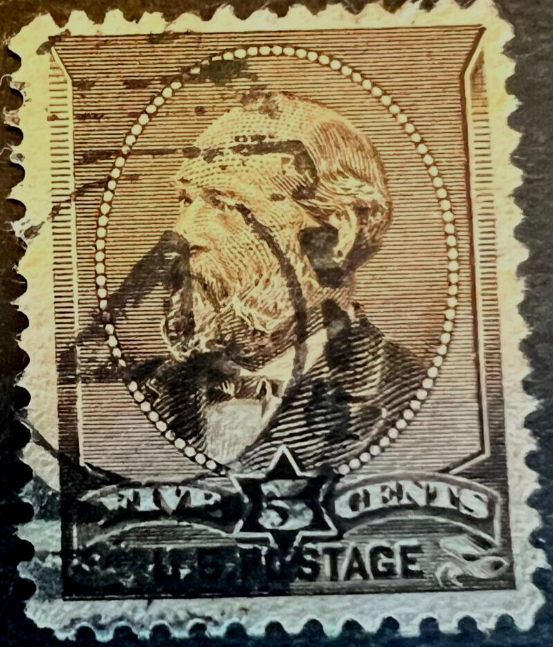 USA Circa. James a. Garfield. 6 Cents Editorial Stock Image - Image of