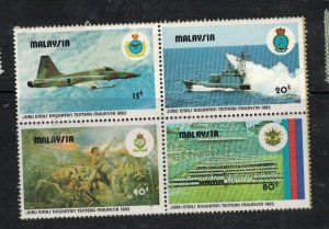 Malaysia Airplane SG 267-80 From S/S MNH (6exa)