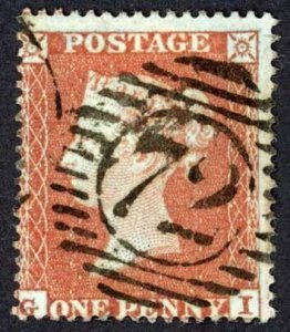 Penny Star (GI) C1 Plate 196 Fine used Cat 45 pounds