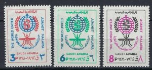 Saudi Arabia 252-54 MNH 1962 Anti-Malaria Campaign (an8233)