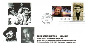 #3748 Zora Neale Hurston Combo Junction FDC