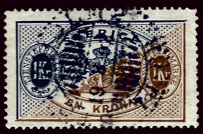 Sweden SC O25 Used F-VF...Worth a Close Look!