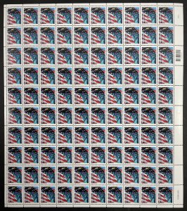 3965 LADY LIBERTY & FLAG Sheet of 100 US FC ND  Stamps MNH 2005