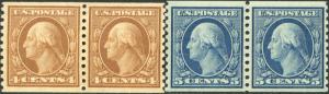 #495 - #496 XF+ OG NH PAIRS CV $67.50+ BN6107