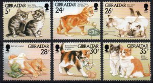 Gibraltar # 726a - 726f MNH