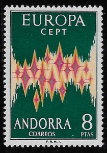 Andorra 1972 Spanish - Europa 8p sg67 unmounted mint cat £150