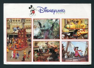 1996 Disneyland Paris Postcard - US Army Postal Service Postmark to Boise, Idaho