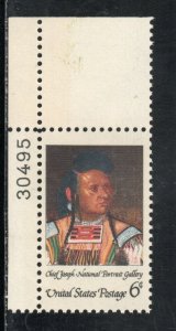 1364 * CHIEF JOSEPH *  U.S. Postage Stamp MNH * UL PL#30495