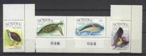 Tonga Niuafo 42-45 MNH Wildlife SCV10.20