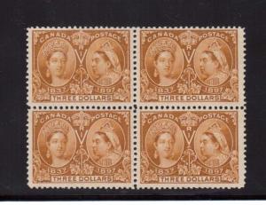 Canada #63 VF Mint Rare Block