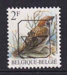 Belgium  #1218  MNH  1989  birds 2f  pre cancelled moineau friquet