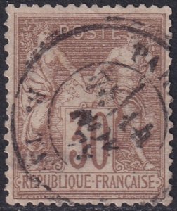 France 1876 Sc 73 used Paris date cancel