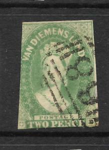 TASMANIA  1856-57  2d     QV   FU     SG 20