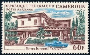 Cameroun 1966 Cameroun Hotels 60f Imperial, Yaounde SG413 MNH 1