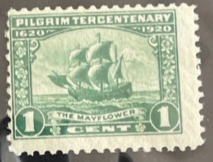 US Mayflower 1920 Mint single off center # 548