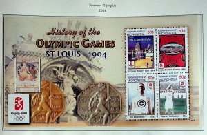 MICRONESIA Sc 766 NH MINISHEET OF 2008 - OLYMPICS - (JO23)