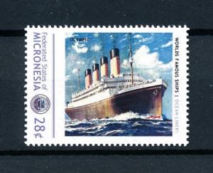 [90676] Micronesia  Ships Olympic Ocean Liners White Star Line  MNH