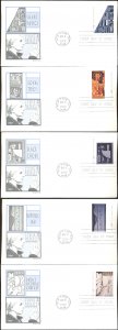 #3379-83 Louise Nevelson Artmaster FDC Set