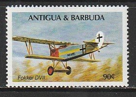 1985 Antigua - Sc 856 - MNH VF - single - Fokker DVII