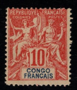 French Congo Scott 23 MNH** genuine,  Perf 14x13.5