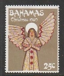 1980 Bahamas - Sc 482 - MH VF - 1 single - Christmas