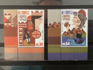 Cyprus - Postfris/MNH - Complete set Europa, Myths and Stories 2022