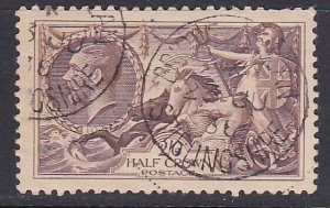 GB 1934 2/6d Seahorse fine used SG cat £40 - BRIDGE OF ALLAN cds...........a4836