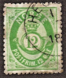 Norway (1877)  - Scott # 26,    Used