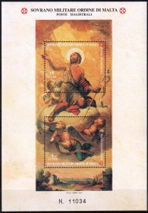 Sovereign Military Order of Malta 2001 St John the Baptist Sass.Bl.65 MNH