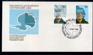 Australian Antarctic Territory L53-L54 U/A FDC