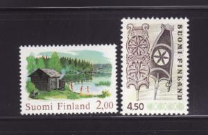 Finland 567, 569 MNH Various