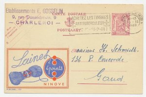 Publibel - Postal stationery Belgium 1948 Knitting wool