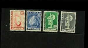 Iceland SC# 213-16 MNH. Cat.110.00. Better Item