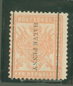 Transvaal #136a Unused Single