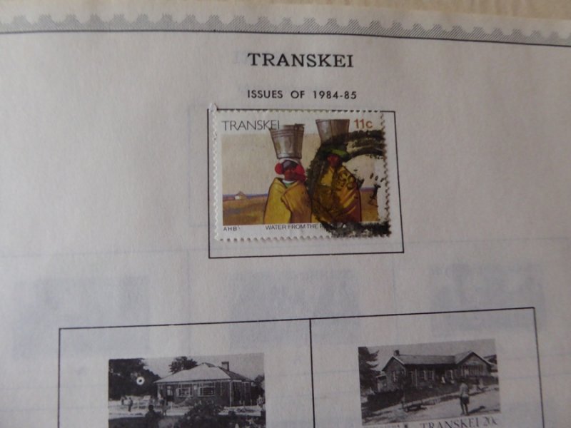 Transkei 1976-1985 Stamp Collection on Album Pages​