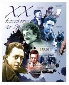 MOZAMBIQUE SHEET 2011 MNH WRITERS CENTURY XX ORWELL BULGAKOV