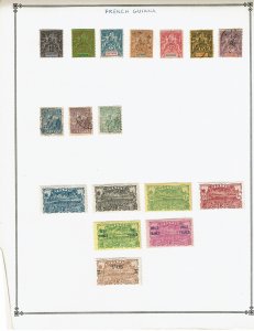 French Guiana, small collection prior to becoming a department of France