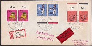 GERMANY 1968 registered cover - nice franking - ...........................a3399