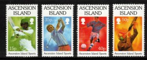 ASCENSION 1998 Sporting Activities; Scott 707-10, SG 752-55; MNH