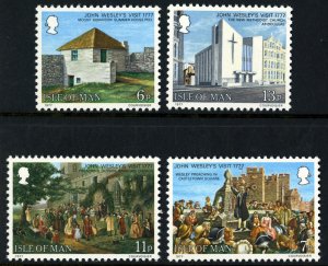 Isle of Man 1977,Meeting House   MNH Set   # 105-108