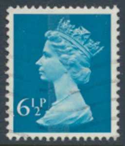 GB  Machin 6½p SG X872 1 band  Used SC# MH60  see scans & details