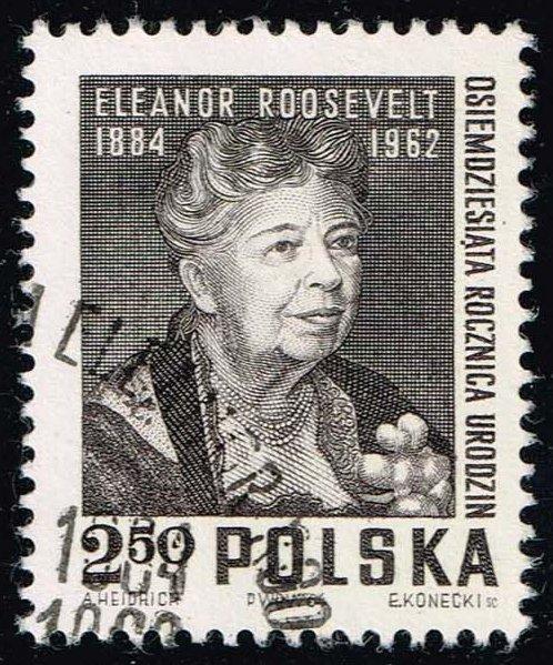 Poland #1272 Eleanor Roosevelt; CTO (0.25)