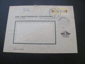 GERMANY DDR 1960 OFFICIAL COVER    (100)