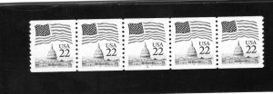 2115 Flag over Capitol, MNH PNC/5, #2