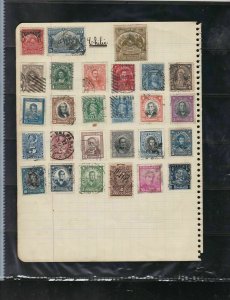 chile stamps page ref 18454