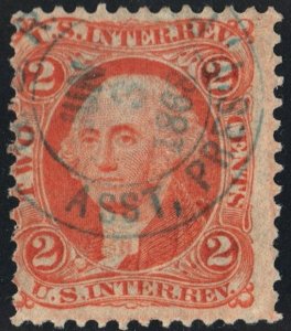 R15c 2¢ Revenue: Internal Revenue (1862) Used/CDS