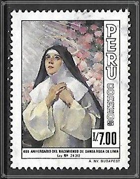 Peru #867 St Rose of Lima Used